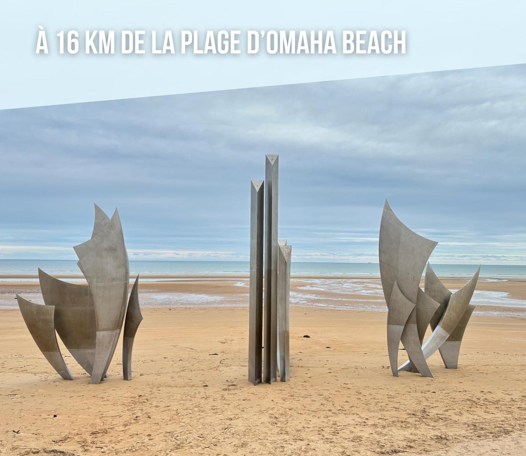 Les Douves Duplex 5 Personnes Lumineux Avec Jardin Et Terrasse Amenagee , Vue Sur Chateau A 5Mn De La Mer, Proche Omaha Beach Et Bayeux Commes Kültér fotó